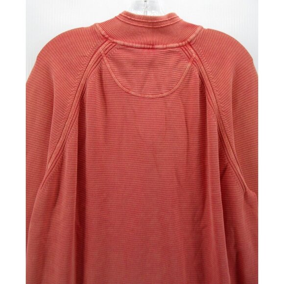 Tommy Bahama Sweater Large Pullover 1/4 Zip Relax Preppy Golf Cotton - Picture 7 of 10